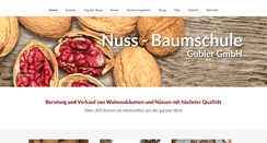 Desktop Screenshot of nussbaeume.ch