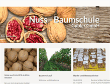 Tablet Screenshot of nussbaeume.ch